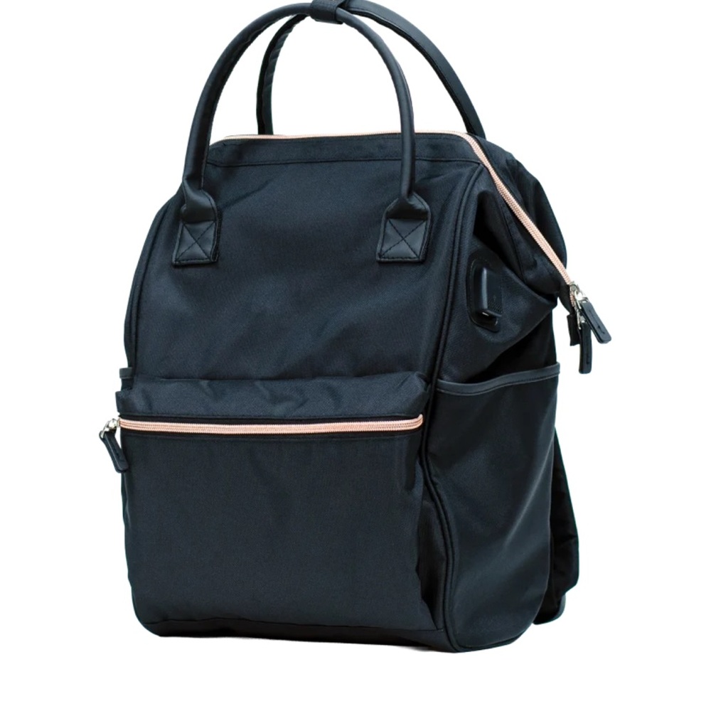 Olympia Melody 16" Black/Rose Gold Backpack - Picture 1 of 8